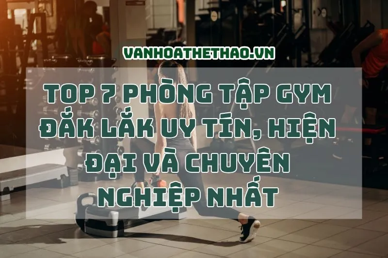 Top 7 Phòng Tập Gym Đắk Lắk 2025 Uy Tín, Hiện Đại và Chuyên Nghiệp Nhất