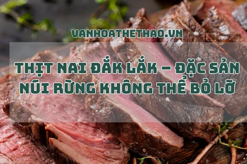 Thịt nai Đắk Lắk – Đặc sản núi rừng không thể bỏ lỡ 2025