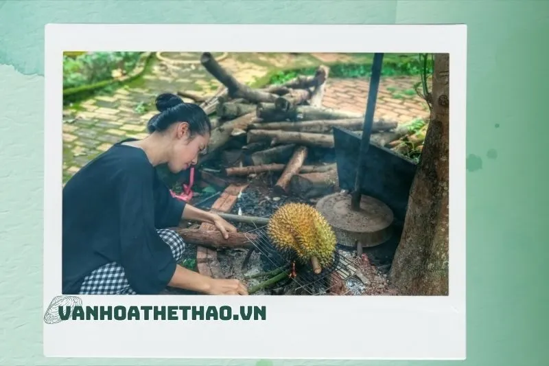 Cách nướng sầu riêng ngon, không bị cháy