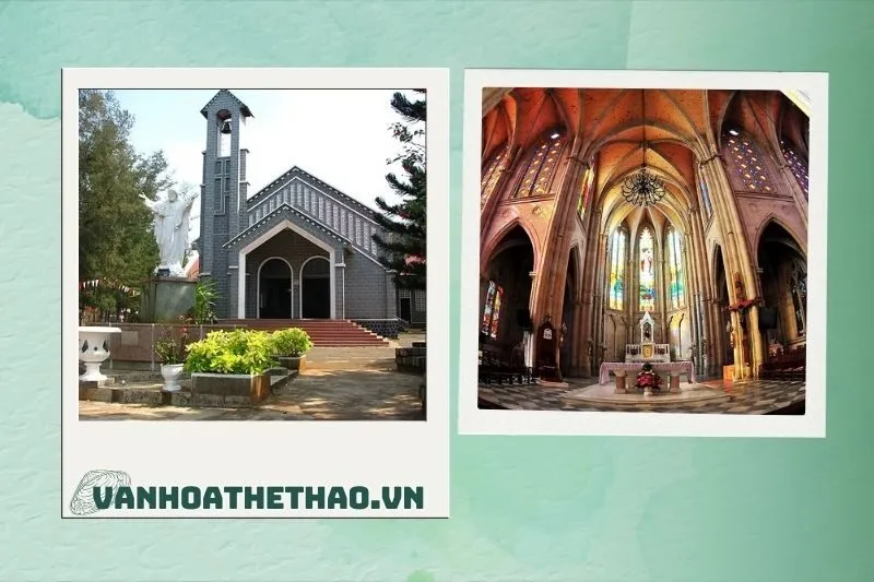 Kiến trúc đặc biệt của Nhà thờ Thánh Tâm Đắk Lắk