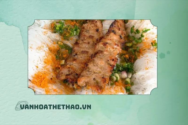 Địa chỉ và thời gian mở cửa của gánh Bánh hỏi thịt nướng cô Hoa Đắk Lắk