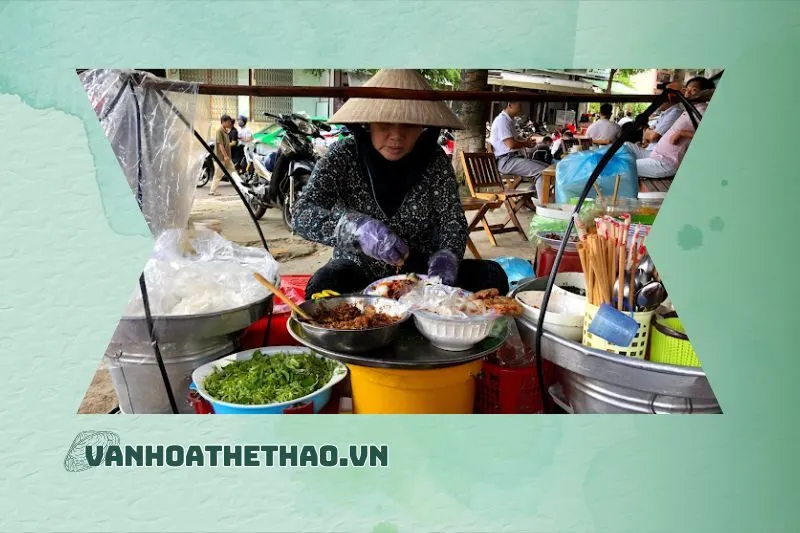 Hướng dẫn tìm đường đến gánh Bánh hỏi thịt nướng cô Hoa Đắk Lắk