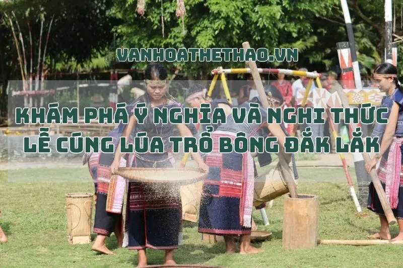 Khám phá ý nghĩa và nghi thức lễ cúng lúa trổ bông Đắk Lắk